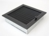 luftgitter Rillendekor anthrazit 22x22 mit Lamellen luftgitter Rillendekor anthrazit 22x22 mit Lamellen