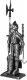 Kaminbesteck Ritter Figur silber Kaminbesteck Ritter Figur silber