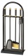 Kaminbesteck Lienbacher Premium Schwarz 4 teilig Messingkappen Kaminbesteck Lienbacher Premium Schwarz 4 teilig Messingkappen