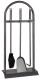 Kaminbesteck Lienbacher Standard anthrazit 3teilig Chromkappen Kaminbesteck Lienbacher Standard anthrazit 3teilig Chromkappen