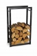 Kaminholzständer schwarz aus Metall 60 x 30 x 100 cm Brennholzregal Kaminholzständer schwarz aus Metall 60 x 30 x 100 cm Brennholzregal