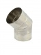 Bogen 45° starr, Edelstahl EW, verschiedene Durchmesser von 100 mm bis 400 mm Bogen 45° starr, Edelstahl EW, verschiedene Durchmesser von 100 mm bis 400 mm