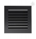 Luftgitter mit feststehenden Lamellen anthrazit 17x17 Luftgitter mit feststehenden Lamellen anthrazit 17x17