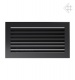Luftgitter mit feststehenden Lamellen anthrazit 17x30 Luftgitter mit feststehenden Lamellen anthrazit 17x30