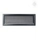 luftgitter Rillendekor schwarz 17x48 mit Lamellen luftgitter Rillendekor schwarz 17x48 mit Lamellen