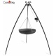 Dreibein Schwenkgrill Höhe 200 cm mit Kurbel und Wok aus Stahl Durchmesser 70 cm Dreibein Schwenkgrill Höhe 200 cm mit Kurbel und Wok aus Stahl Durchmesser 70 cm