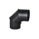 Rauchrohr-Knie 0° - 90° verstellbar+Reinigungsklappe schwarz, 120, 130, 150, 160, 180, 200, 220, 250 Rauchrohr-Knie 0° - 90° verstellbar+Reinigungsklappe schwarz, 120, 130, 150, 160, 180, 200, 220, 250
