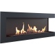 Bio-Ethanol Kamin DELTA schwarz 1200 rechte Seite offen Höhe 28 cm x Breite 120 cm Wandkamin zum Wand-Einbau Bio-Ethanol Kamin DELTA schwarz 1200 rechte Seite offen Höhe 28 cm x Breite 120 cm Wandkamin zum Wand-Einbau