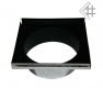 Rundanschluss d 100 mm für Luftgitter 17x17 Innenseite schwarz Rundanschluss d 100 mm für Luftgitter 17x17 Innenseite schwarz
