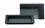 luftgitter schwarz-silber