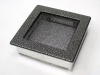 luftgitter schwarz-silber 17x17