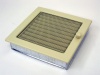 luftgitter cremefarben 22x22 mit Lamellen