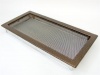 luftgitter schwarz-kupferfarben 22x45