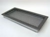luftgitter schwarz-silber 22x45