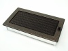 luftgitter schwarz-kupferfarben 17x30 mit Lamellen