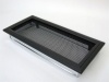 luftgitter Rillendekor anthrazit 17x37