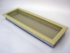 luftgitter Rillendekor cremefarben 17x48