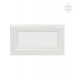 luftgitter Rillendekor wei 11x17