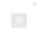 luftgitter Rillendekor wei 11x11