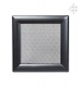 luftgitter Rillendekor  schwarz 11x11