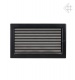 luftgitter  schwarz 22x30 mit Lamellen
