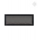 luftgitter  schwarz 22x45 mit Lamellen