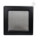 luftgitter  schwarz 22x22
