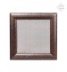 luftgitter Rillendekor schwarz-kupferfarben 22x22