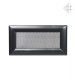 luftgitter Rillendekor  schwarz 11x24