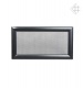 luftgitter Rillendekor  schwarz 17x30