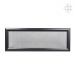 luftgitter Rillendekor  schwarz 17x48