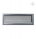 luftgitter Rillendekor anthrazit 17x48 mit Lamellen